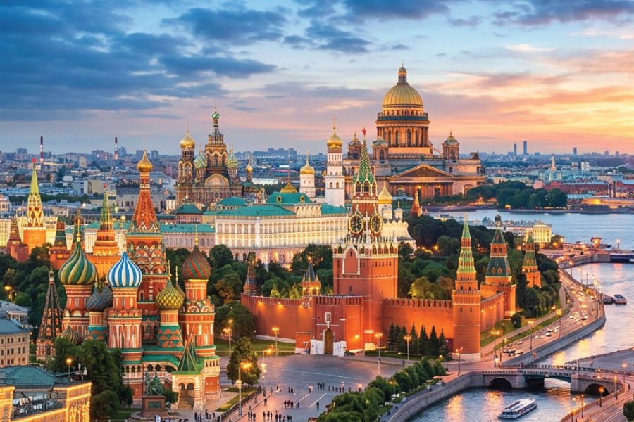Russia Moscow + St. Petersburg 8D5N