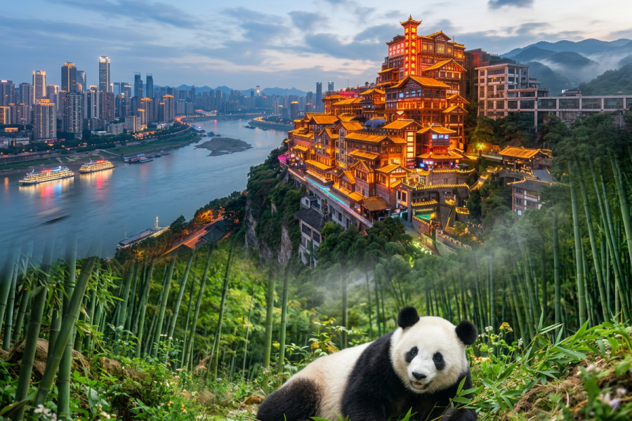 Chongqing + Wulong + Nanchuan 8D6N